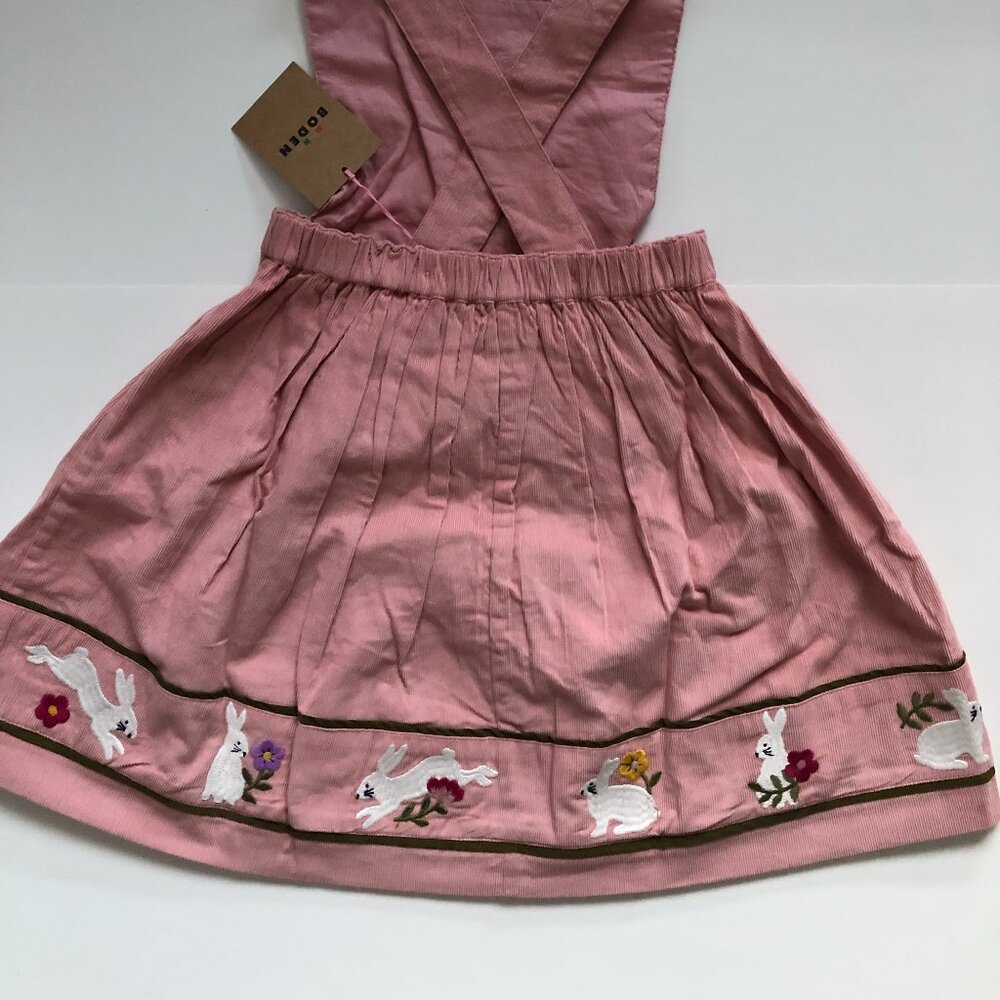 NWT Mini Boden Cord Applique Pinafore - Picture 6 of 8